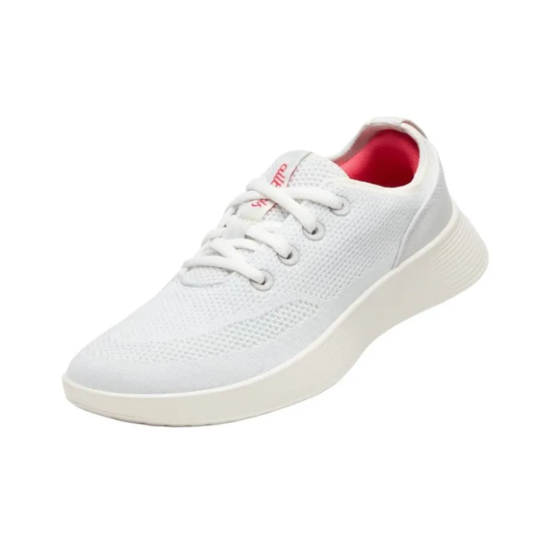 Allbirds Shock Absorbers With Slip Resistant Features Low Top Running Shoes Women's White-1