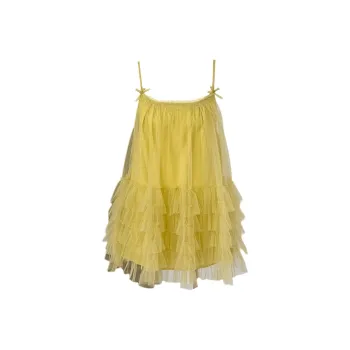 FLIM Slip Dresses Women's Yellow