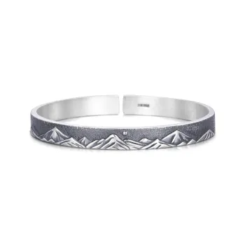 DH7 999 Fine Silver Bangles Unisex