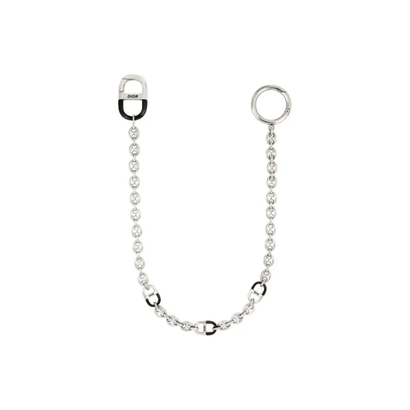 DIOR Brass Pants Chains Unisex Silver-0