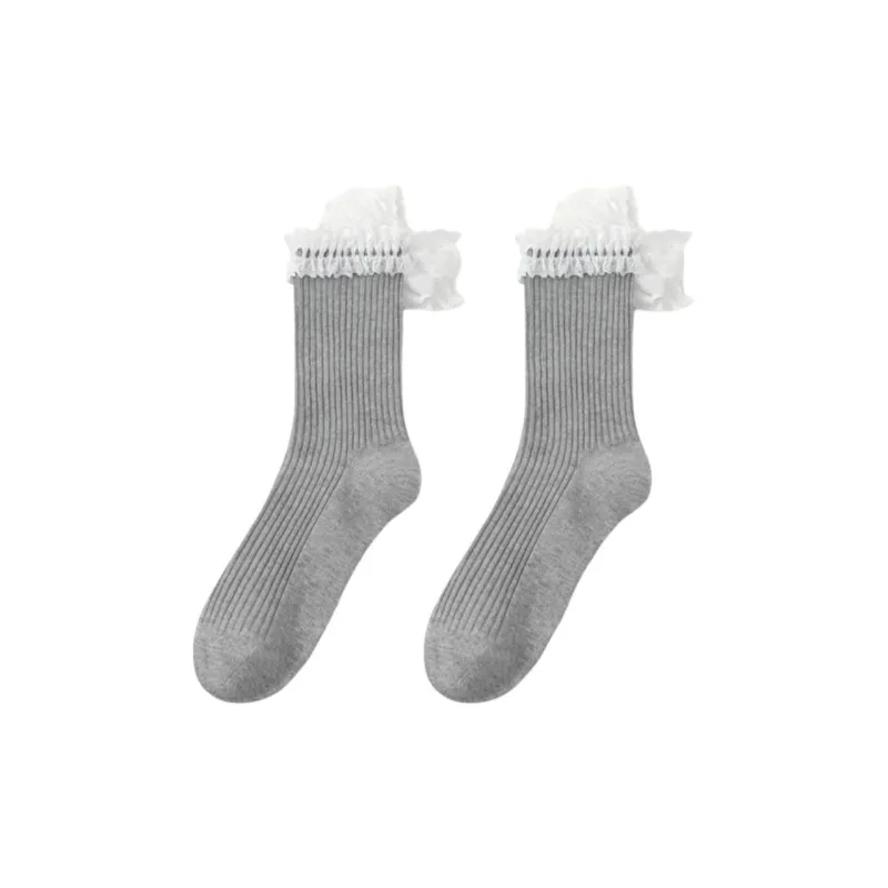 Gentle Welcome Mid Calf Socks Women's Combo Set-4