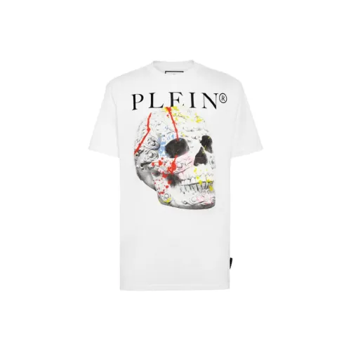 PHILIPP PLEIN Skull print Cotton T shirt