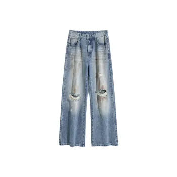 ROOMBOSE Jeans Unisex Vintage Blue