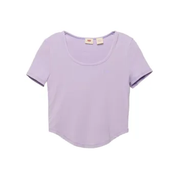 Levis T Shirts Women's Light Purple