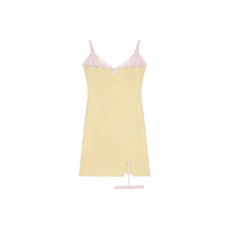 ROBINHOOD Slip Dresses Women's Yellow-5