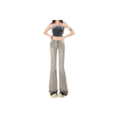 MPOX Jeans Women's Smoke Gray Pants