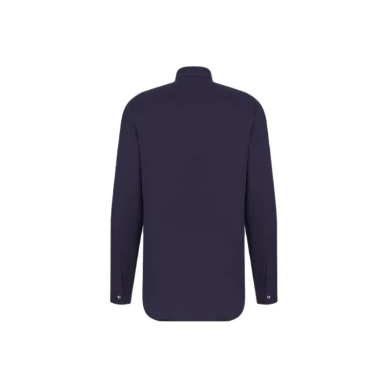 DIOR Shirts Men Marine Blue-1