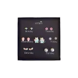 Dopamine Dressing-Cute Rabbit Weekly Stud Earrings