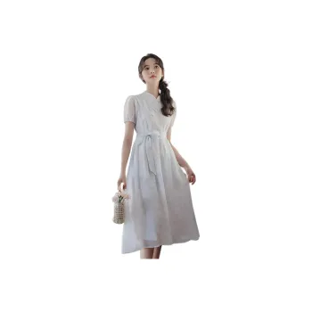 Mu Xiao Xin Short Sleeved Dress Women's