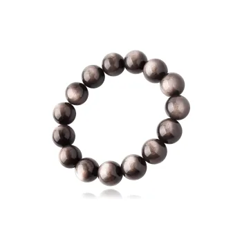 EADDA JEWELRY Natural Obsidian Bracelets Unisex