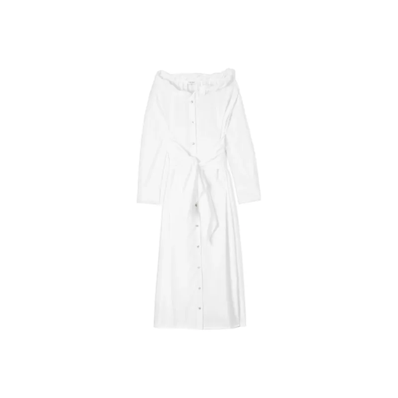 KENZO Tie waist Button through Midi Dress-0