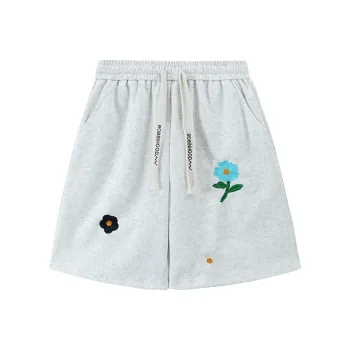 ROBINHOOD Casual Shorts Unisex White Heather Gray