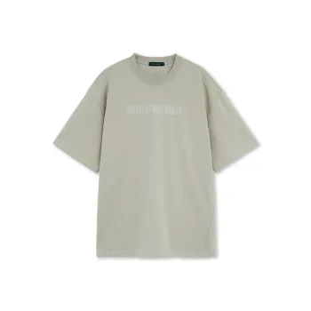 BD.POWER UP+ T Shirts Unisex Gray Khaki