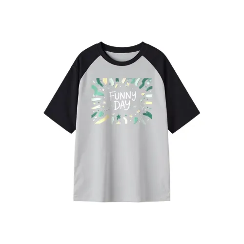 FAIRWHALE Drop Shoulder Sleeve T Shirt Women's