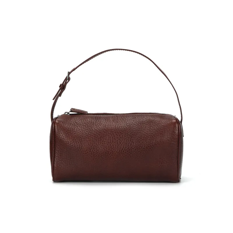 THE ROW 90's Vegetable Tanned Grain Calfskin Handbag Women's Caramel Yellow-2