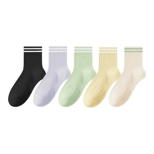 7 SEVFUN Mid Calf Socks Women's Combo Set