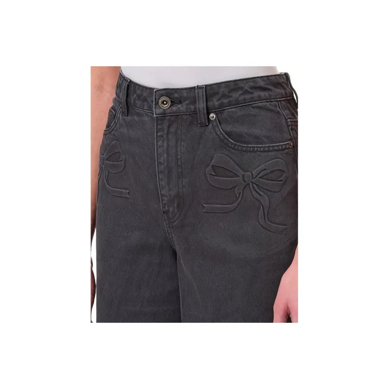 Self portrait Denim Bow Motif Jeans-4