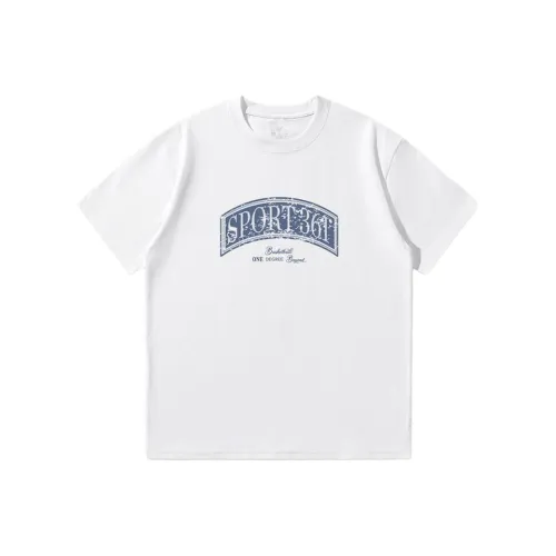 361° T shirts collar Men White