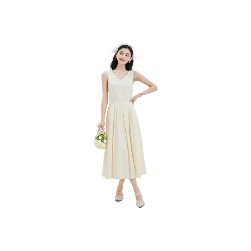 Dajia Poetry Sleeveless Dress Women's-1