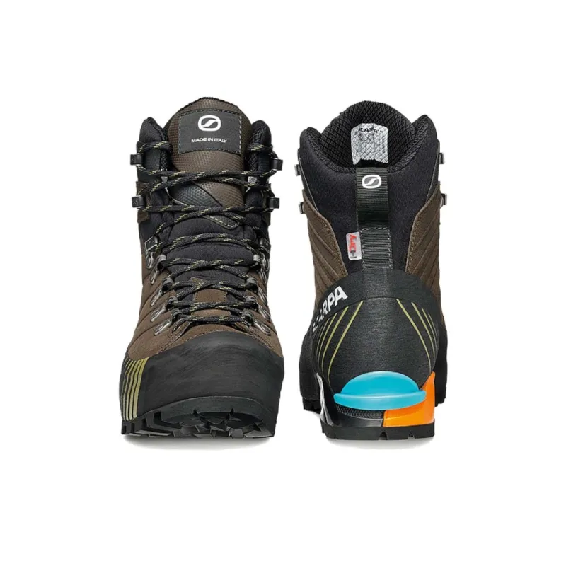 SCARPA Ribelle Anti Slip Wear Resistant High Top Hiking Shoes Men's Brown-3