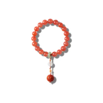 RIXIANGWAN Southern Red Agate Bracelets Unisex