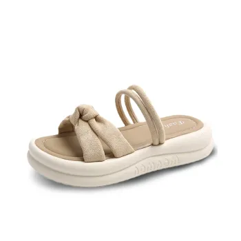 YUZHAOLIN Rubber Sole Slip Resistant Abrasion Resistant Slide Slippers Women's