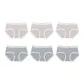6 Pack (3 Light Gray+3 Light Blue)