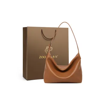ZOOLER Cow Leather Shoulder Bag Women's Black/Mocha