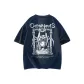 Navy Blue-White