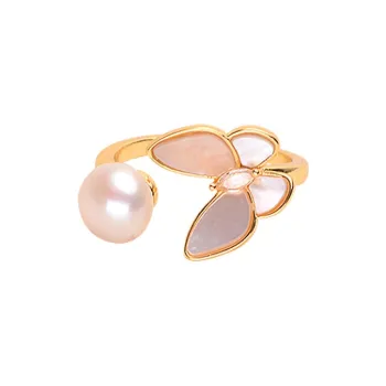 Andaozi Pearl Rings Women's