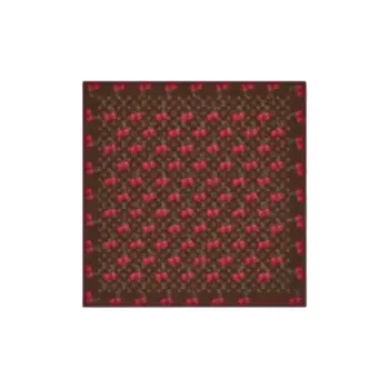 LOUIS VUITTON Silk Scarves Unisex Brown
