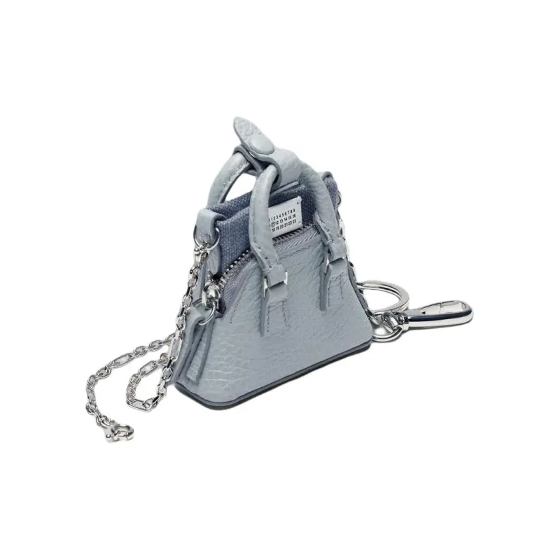 Maison Margiela 5AC Calfskin Keychain Bag Accessory Women's Blue-1