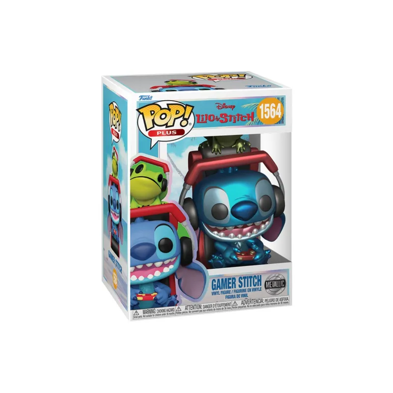 Funko Stitch Lilo & Stitch, Game Player Chibi Figures-1