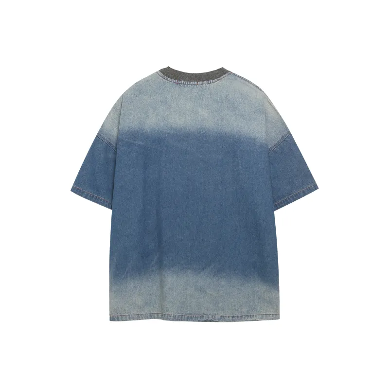 GBXM T Shirts Unisex Denim Blue-1