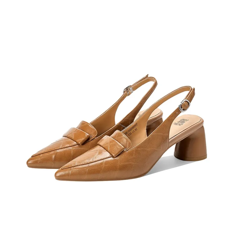 XICUNMINGWU High Heels Women's Ecru/Apricot-8