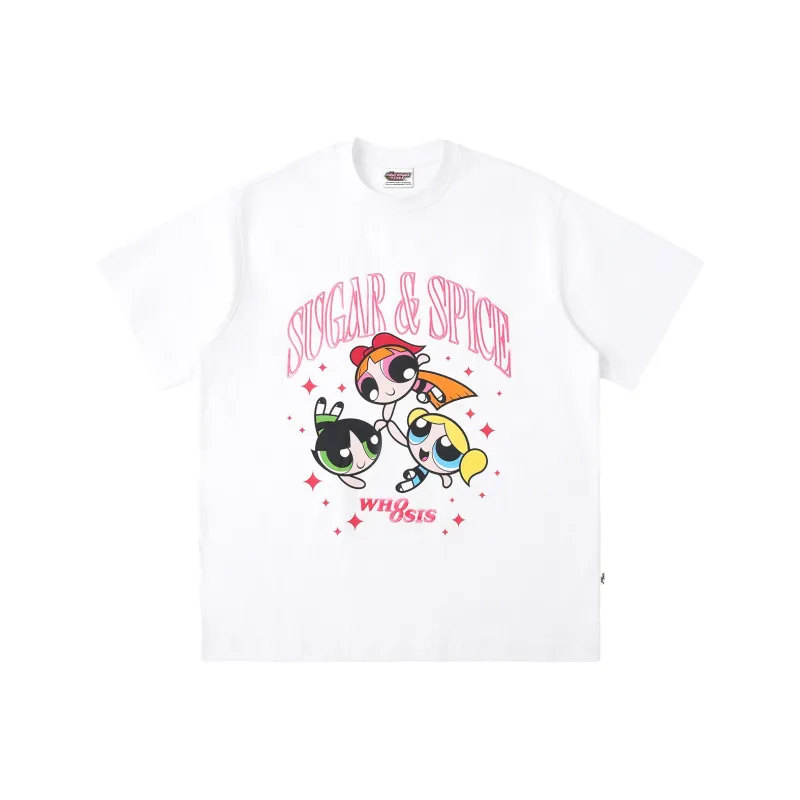 The Powerpuff Girls X WHOOSIS × The Powerpuff Girls, Collaboration Collection T Shirts Unisex-0
