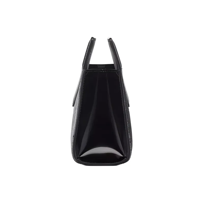 MCM Sheepskin Crossbody Handbag Small Size Women's Black-1