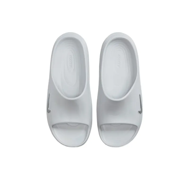 Nike ReactX Rejunate Rubber Sole Shock Absorbers Slide Slippers Women's Silver-2