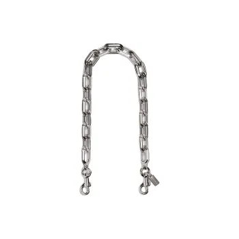 COACH Metal Chain Strap Bag Women's Silver