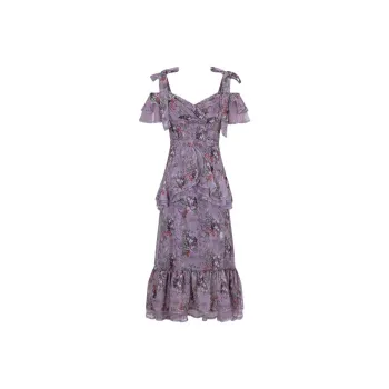 LULUALWAYS Short Sleeved Dress Women's