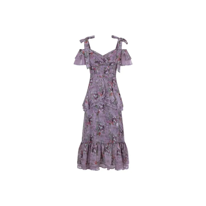 LULUALWAYS Short Sleeved Dress Women's-0