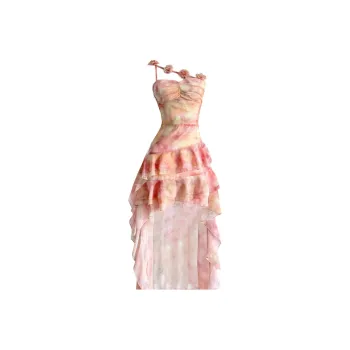 FLIM Sleeveless Dresses Women's Pink