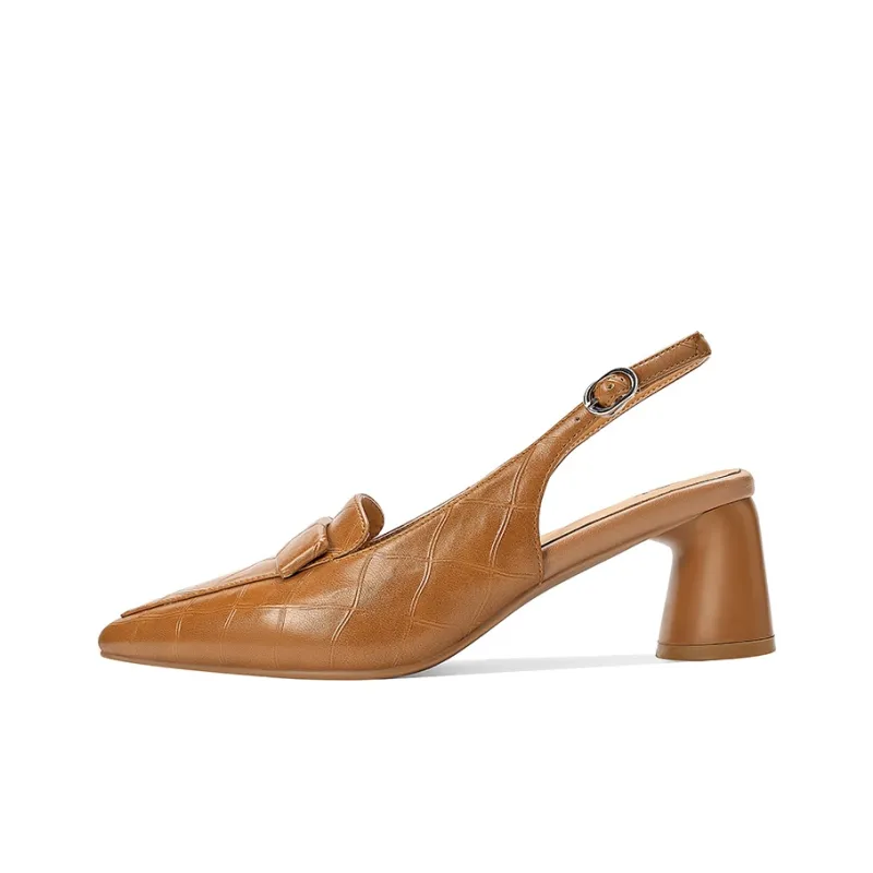 XICUNMINGWU High Heels Women's Ecru/Apricot-6