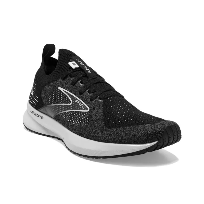 Brooks Levitate StealthFit 5 Anti Slip Wear Resistant Low Top Casual Training Running Shoes Women's Black-2