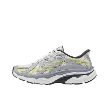 Skechers Women's GO Series Shock Absorbers Low Top Running Shoes Women's Silver Yellow