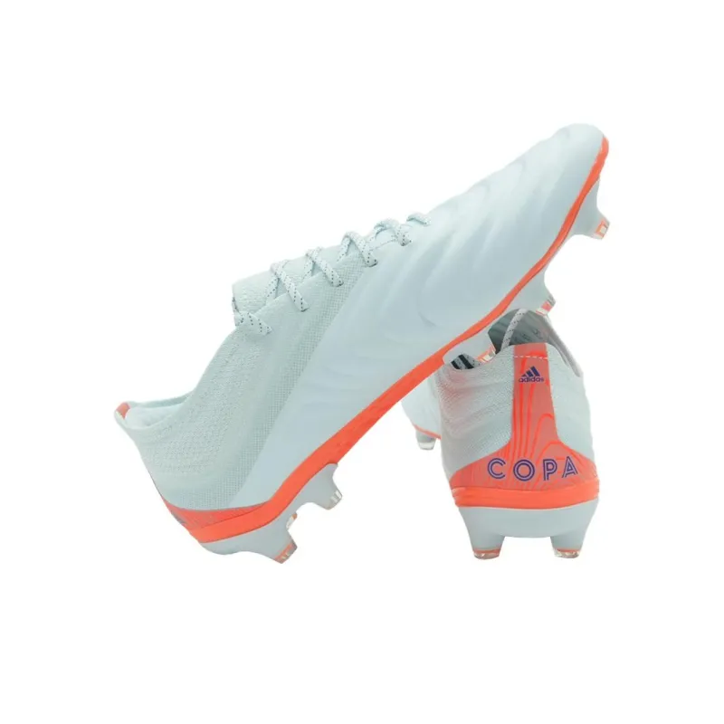 Adidas Copa 20.1 FG Firm Ground Soft Ground Shock Absorbers With Slip Resistant Features Soccer Shoes Men's Blue-2