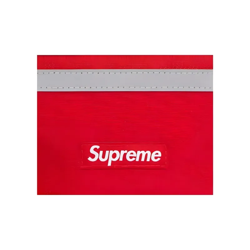 Supreme Nylon Shoulder Bag Crossbody Bag Mini Unisex Red-3