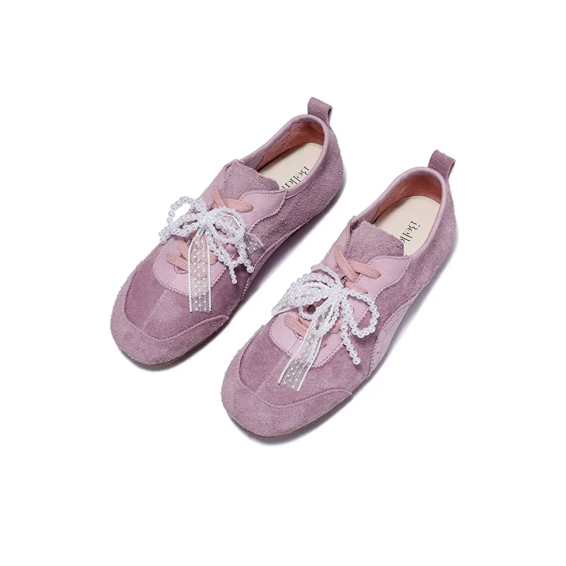 BELLALILY Abrasion Resistant Low Top Casual Shoes Women's-8