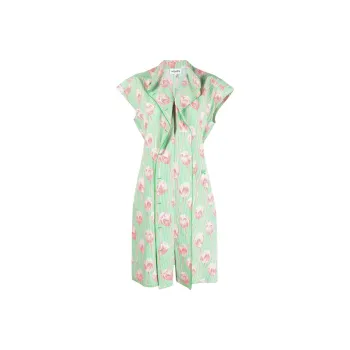 KENZO Short Sleeved Dresses Women's Green