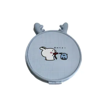 Love Of Wormwood Cute Bunny Grooming Double Sided Make Up Mirrors Portable